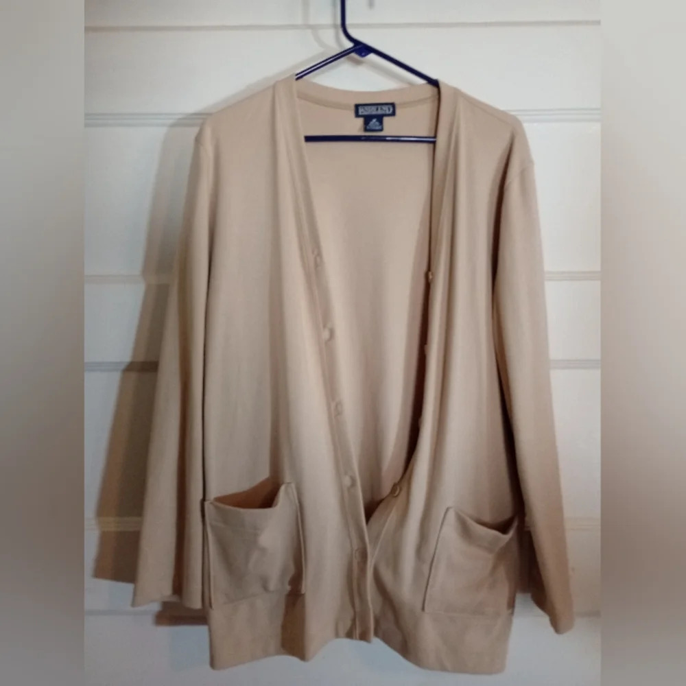 Lands End medium soft jacket sweater style (Rox024)